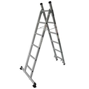 Compact Design  Aluminium Multi Purpose Ladder 2x6 150kgs Load Capacity
