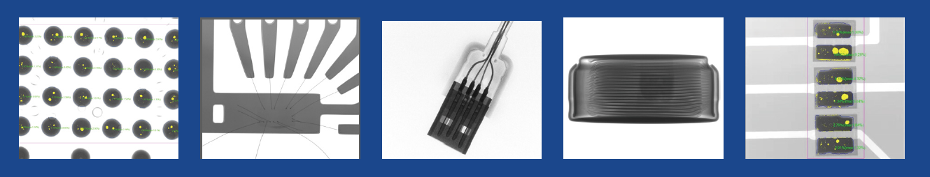 Chipset Lead frame Inner Quality Inspection by Unicomp 5um closed tube  AX7900  X Ray Machine 1