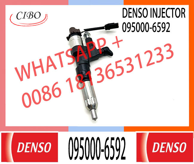 095000-6593 for Hino J08 engine excavator fuel injectors 23670-E0010 095000-6592