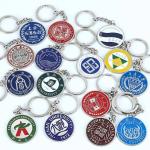 2inch Fashion Custom Key Chain Hard Enamel Blank Metal Cartoon Keychain