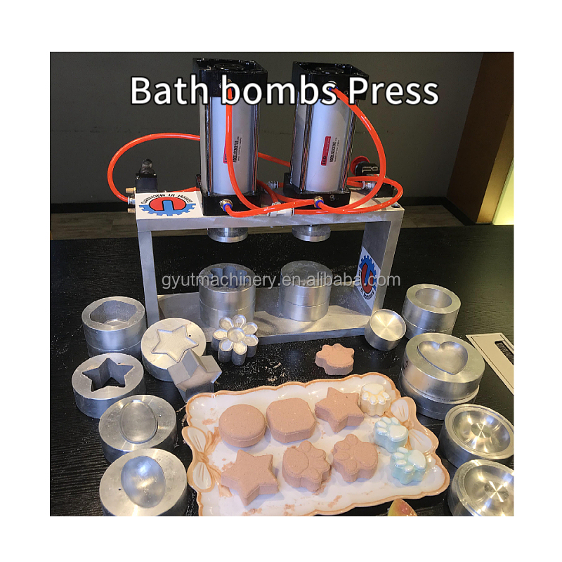 Affordable Pneumatic At Home Bath Bomb Hand Press Machine for DIY Shampoo Bar Making