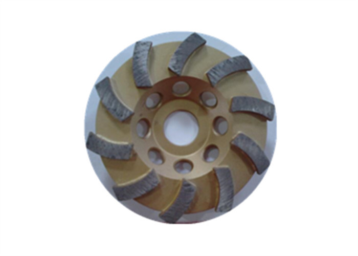 High Efficiency Diamond Grinding Disc Angle Grinder Silver Brazed For Concrete Products