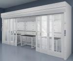 Desktop Laboratory Fume Hood Walk In Ducted Fume Hood Science Work Bench