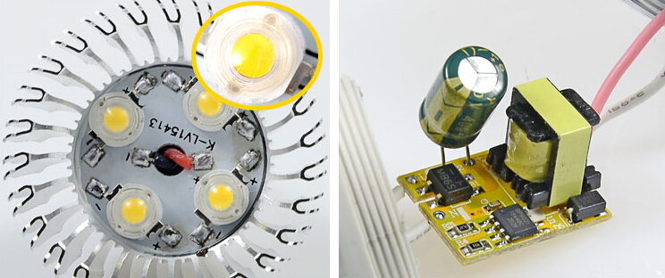 3W LED Spot Light MR16 base CE Isolated IC driver