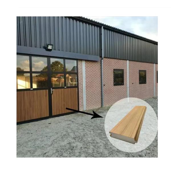 Racecourse Fence Board PVC Composite Decking Co-extrusion for Customer Requirements