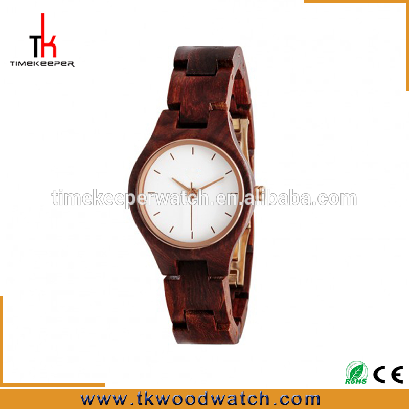 China factory Best price wood watch Quartz wooden womens watches