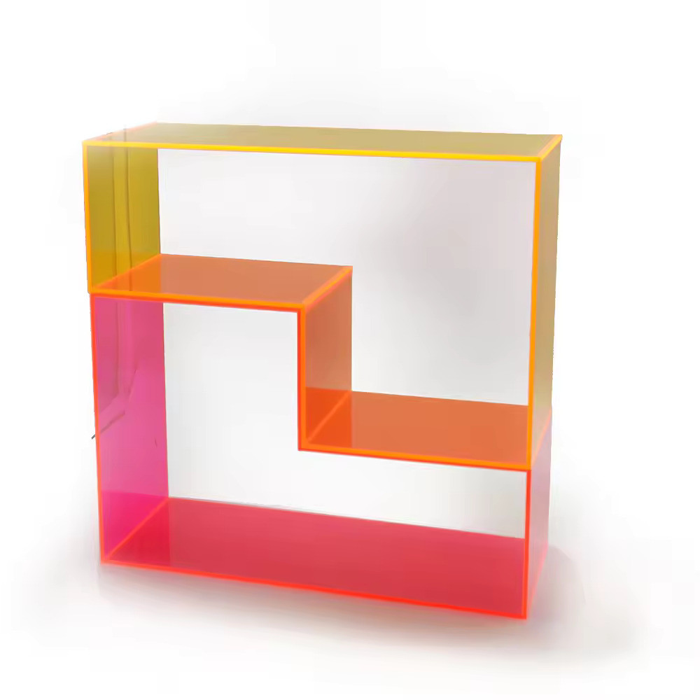 Home Decor Acrylic Wall Mounted Shelf For Collection Plexiglass Window Display Stand