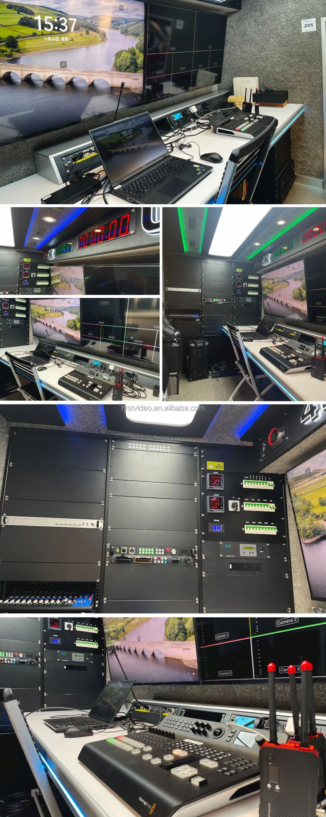 Customization OBV Outdoor Van for TV Station Broadcast Company Breaking News Broadcasting