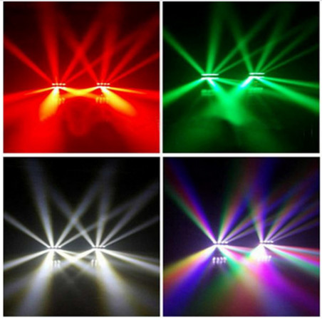 DMX 8x10W 4in1 Super Led Spider Beam Moving Head Professional Disco Lighting