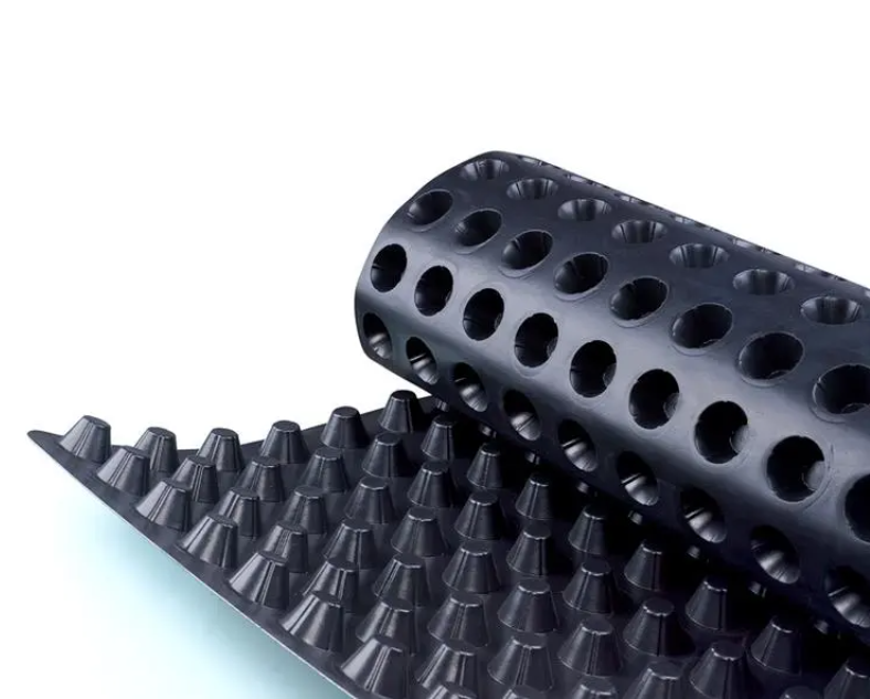 Rectangle Waterproof HDPE Drainage Board Dimple Membrane Drain Mat for Green Roof
