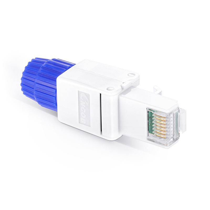 Networking Cat6A UTP Keystone Adapter for Easy Internet Plug Network RJ45 Connectors