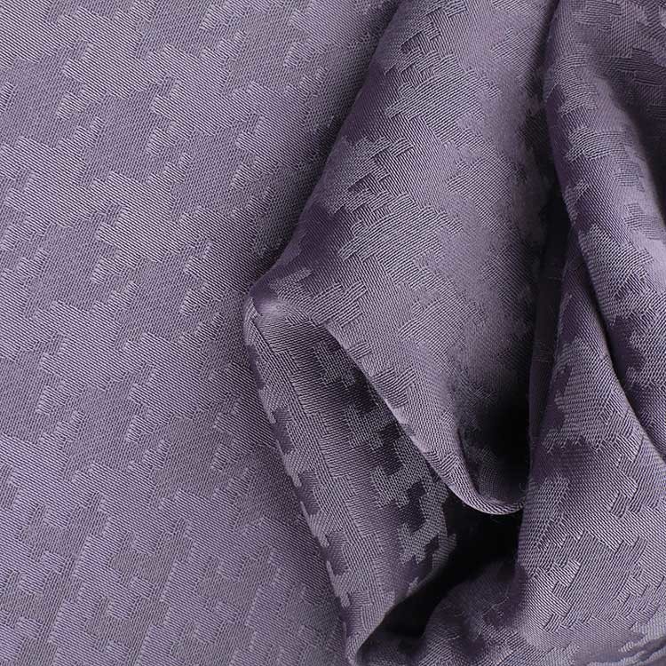 Soft Smooth Houndstooth Jacquard Fabric Viscose Rayon Fabric