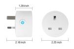 Voice Control FCC Approved Wifi Smart Plug Socket UK Standard