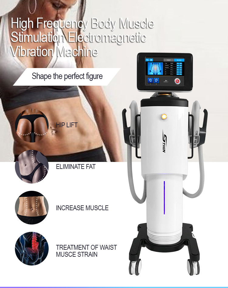 Electric EMS Body Sculpting Machine Weight Loss 4 Handles Fat Freezing Device
