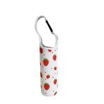 Anti Slip Water Bottle Accessories Neoprene Bottle Cover Sleeve With Carry Strap