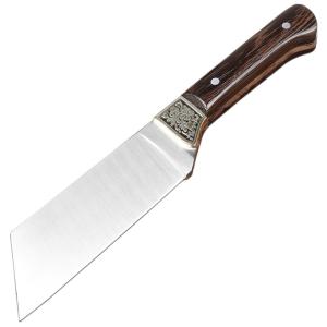 China Outdoor 58HRC Wooden Handle Machete 3Cr13 Stainless Steel 5.51&quot; Blade wholesale