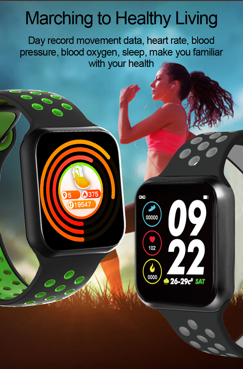 F3 Smart Watch Zinc Alloy 180mAh M6IP68 NFC Smart Band Rubber