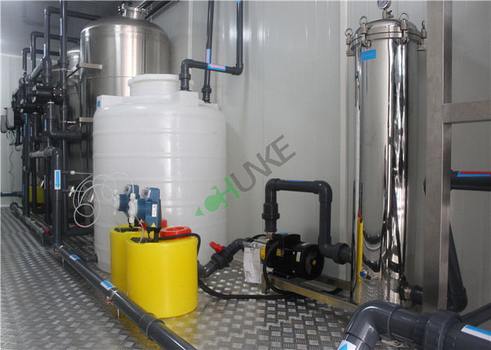 Sea Water RO System RO Water Plant With 20 Foot Container For Drinking / Irrigate