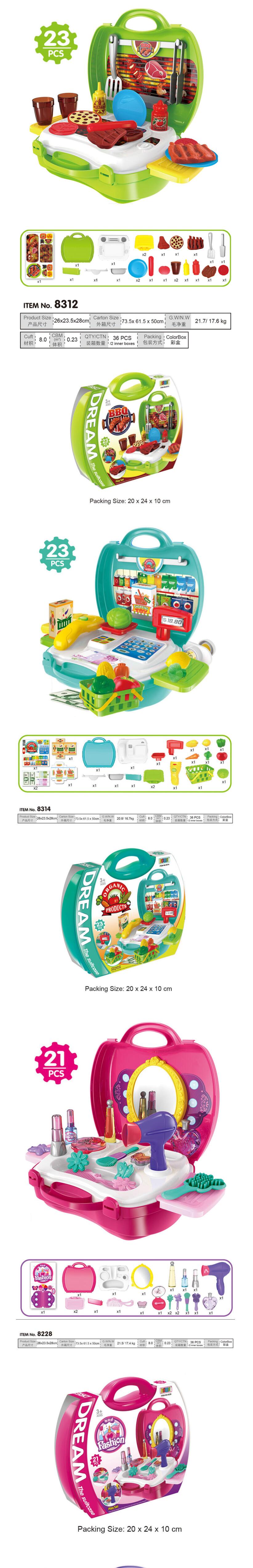 Toys Kitchen Utensils Supermarket Doctor for Ages 0-24 Months Plastic Educational