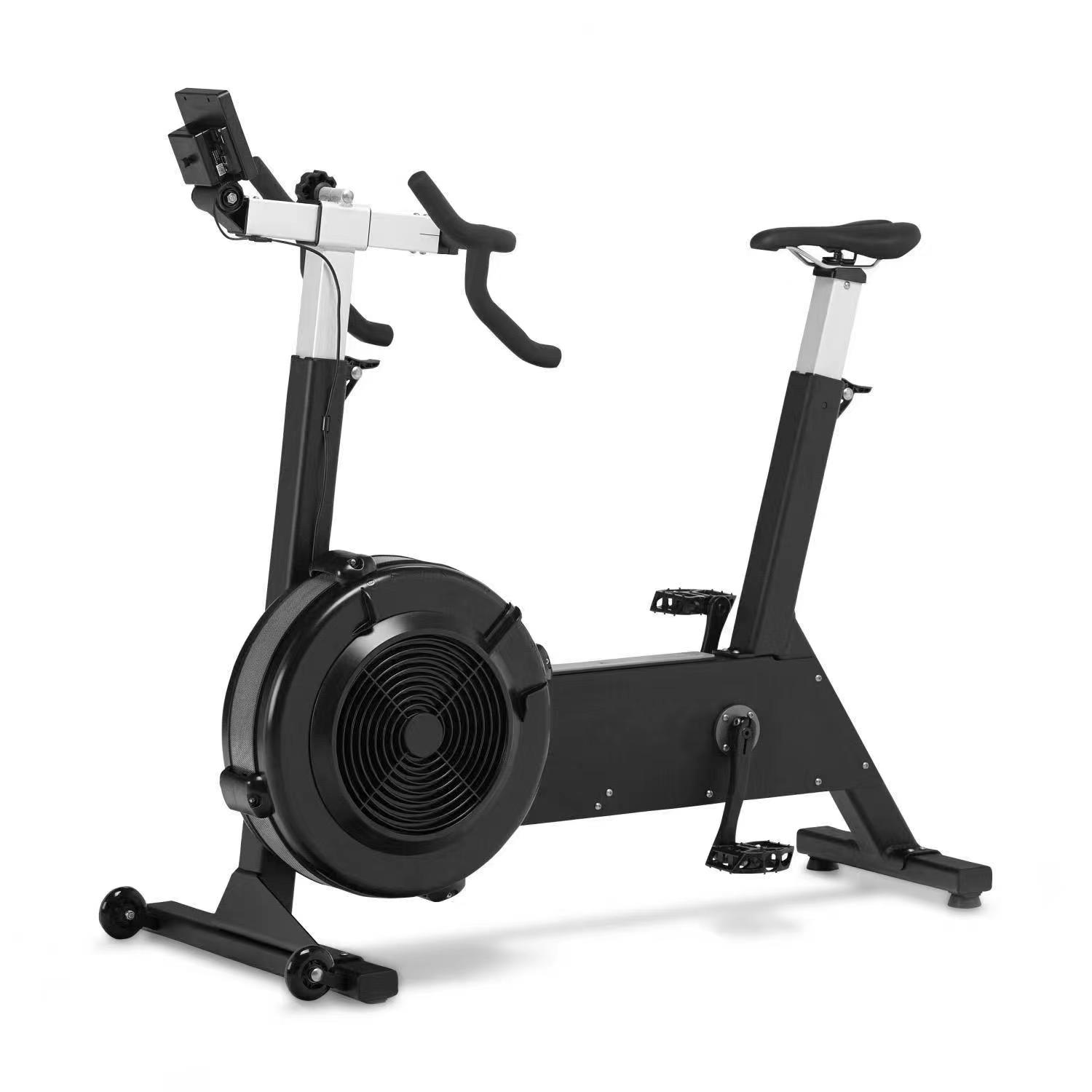 2023 Newest Type Adjustable Air Resistance Stationary Exercise Upright Spinning Airbike Assault