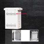 Galvanized Steel Electrical Enclosure Cctv Power Supply Distribution Box White