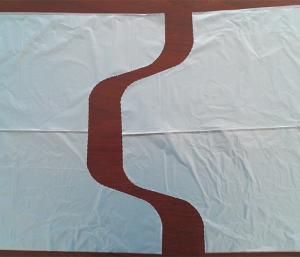 China S Cut HDPE Plastic Garbage Bags 10 Micron Gravure Printing 500 * 600mm wholesale