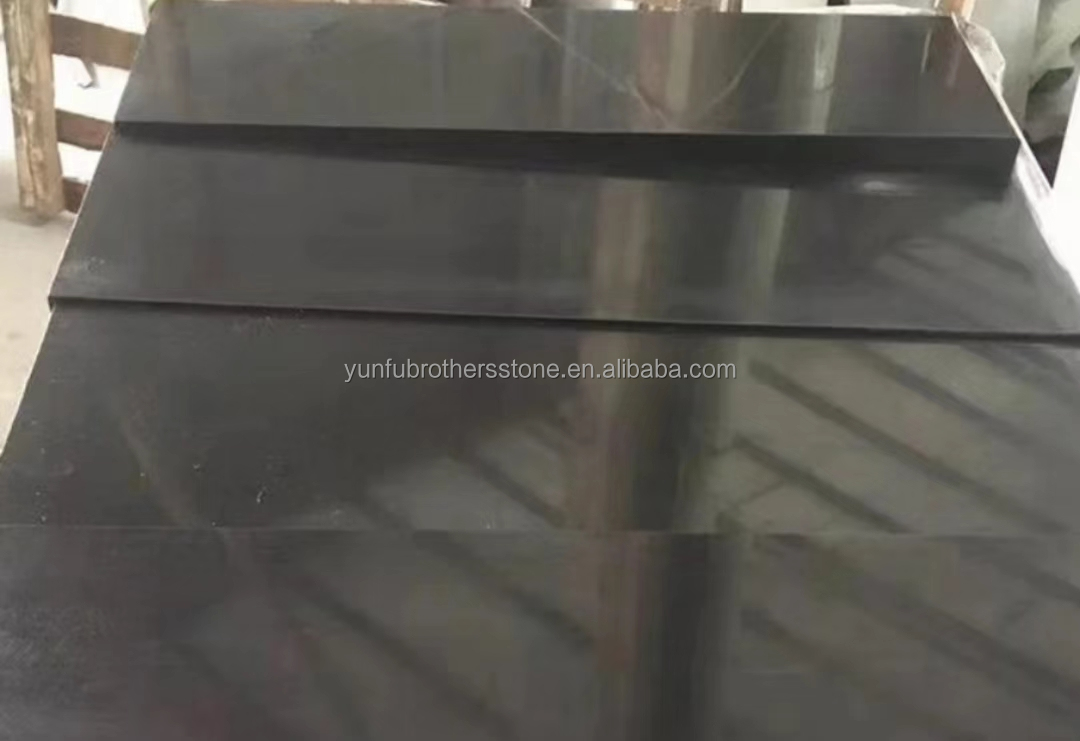 Modern Design Style Shanxi Black Granite Blocks 18mm Thick Absolute Black Granite Slab