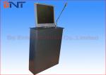 Office Meeting Room LCD Motorized Lift With Discussion Microphone
