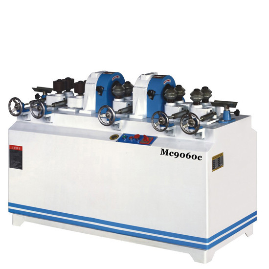 MC9060C Wooden pole making machine with 2 knives process logs with tree bark wood lathe
