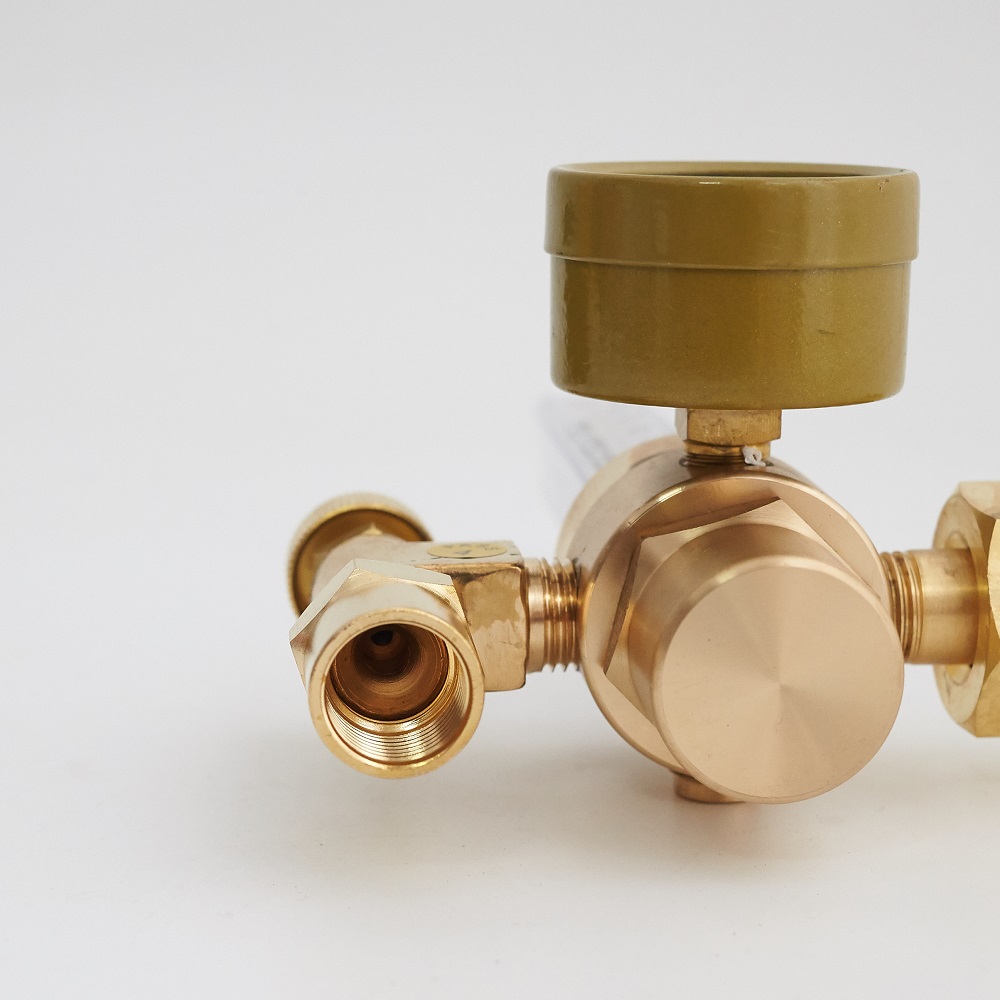 CO2 Argon Gas Regulator Flowmeter for Welding Machine Mig Tig Safety Structure