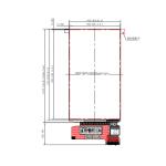 AMOLED Display Module 5.48 Inch Resolution 1080*1920 High Brightness 500Cd/m2