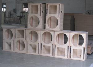 China Double 15&quot; Concert Sound Equipment , Horn Loaded Subwoofer 106dB Sensitivity wholesale