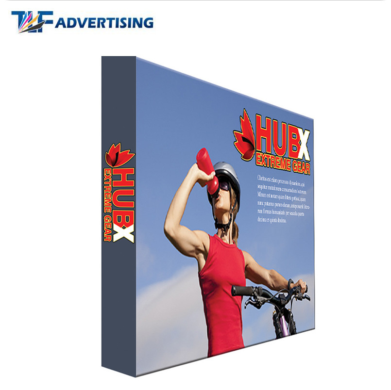 Straight Curved Trade Show Backdrop Displays U Shape Pop Up Stand Easy Operation