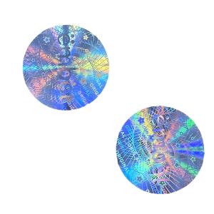 China Rainbow Effect Custom Hologram Stickers Waterproof Anti Counterfeit wholesale