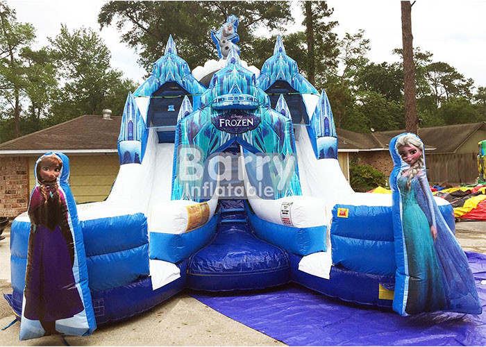 Octopus Inflatable Water Slide With Pool Amusement Park