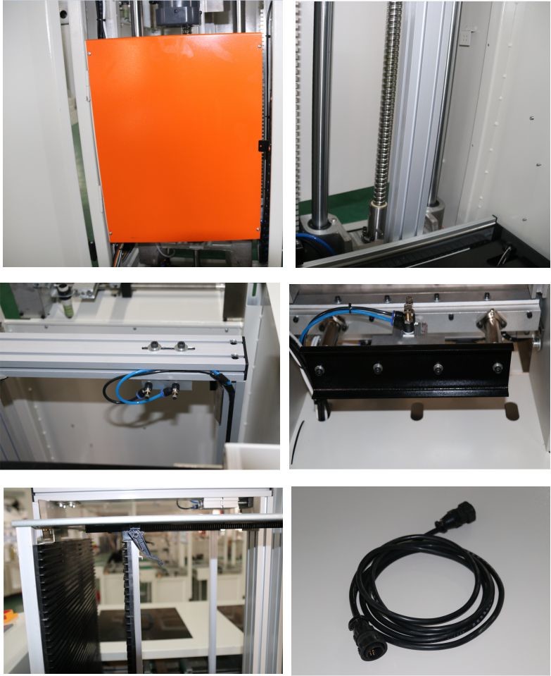 Automatic PCB Magazine Unloader L Shape For SMT Production Line