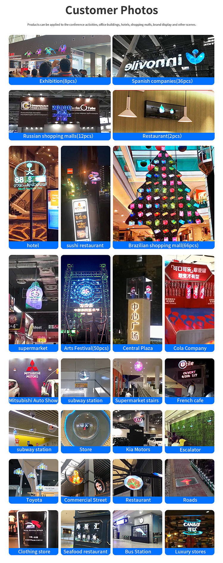 Hologram Fan 3d Hologram Display 180cm Digital Signage with 2d 3d Animation and LED
