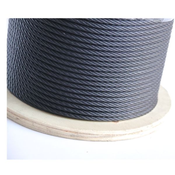 Black Steel Wire Rope for Theatre Rigging and Stage Performance with Non-Reflective Finish