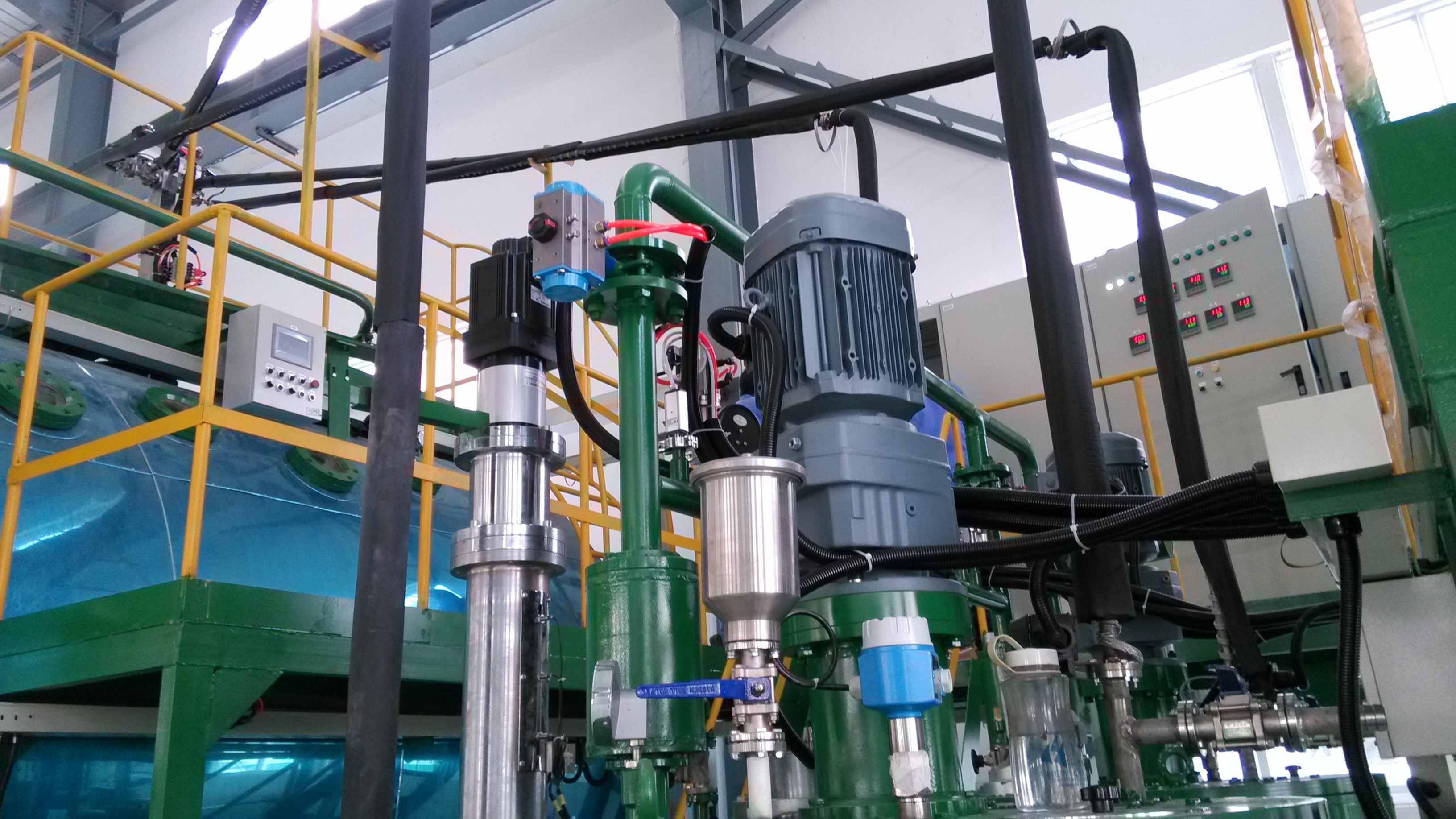 Epoxy Resin Hardener Vacuum Casting Plant Combo System Pouring Process Static Mixing System