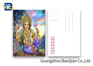 China Souvenirs Custom Lenticular Postcards 5D Effect Two Sides CMYK Printing wholesale