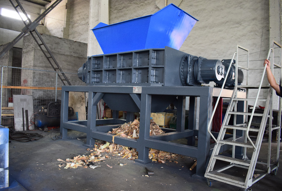Scrap Metal Double Shaft Shredder Metal Shredder PLC Control Metal Recycling Machine Double Shaft Scrap Metal Shredder
