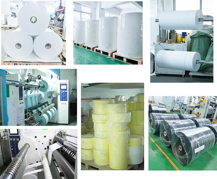 Wear Resistant Acrylic Coated Paper , Adhesive Paper Roll 120u Surface Thickness