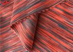 melange Weft Knitted Fabric Polyester Spandex Yarn Dyed Fabric For Sportswear