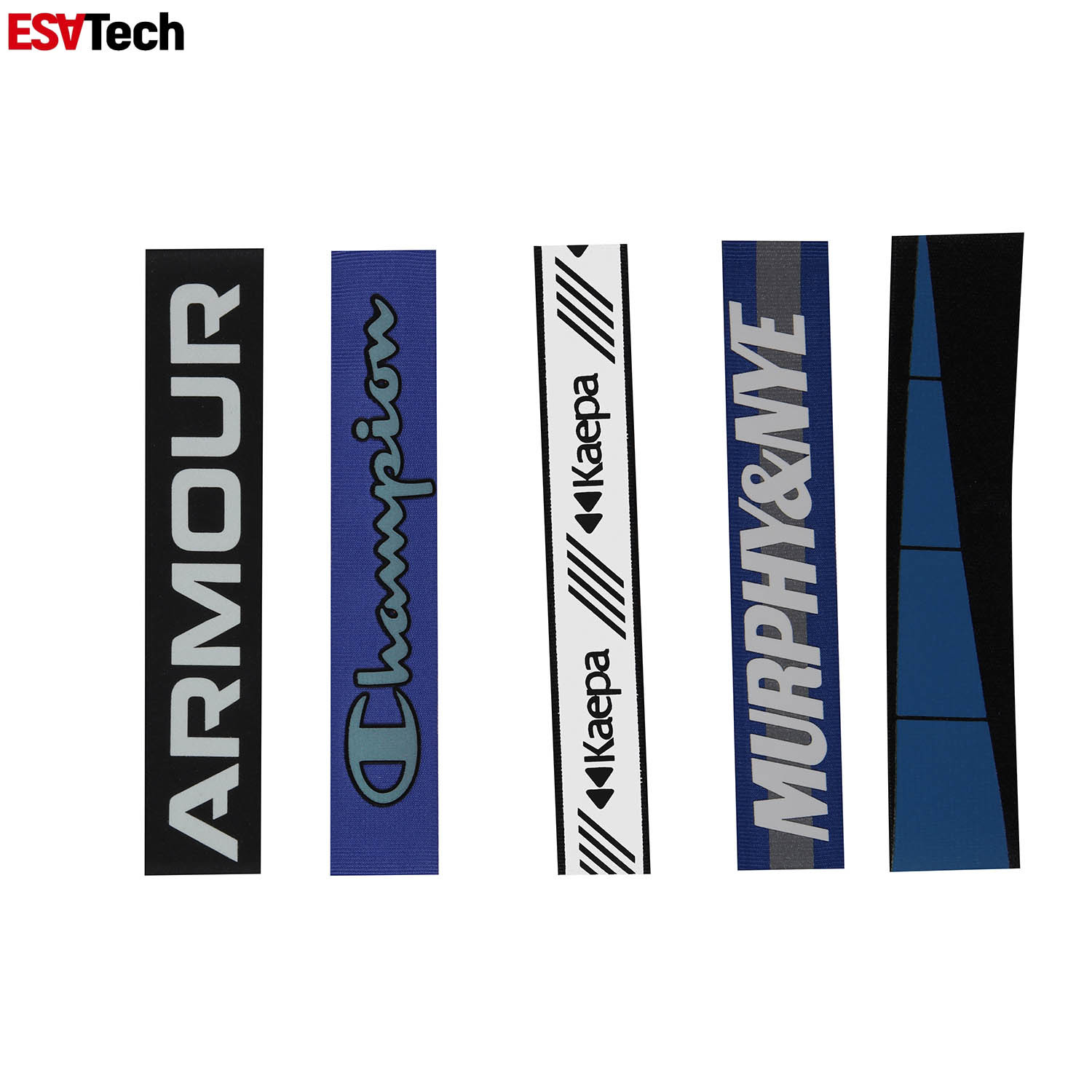 Blue Reflective Webbing Waterproof Glow In The Dark Tape For Clothes