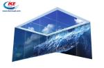 Rubber Naked Eye 3D LED Display Advertising Outdoor RGB LED Display