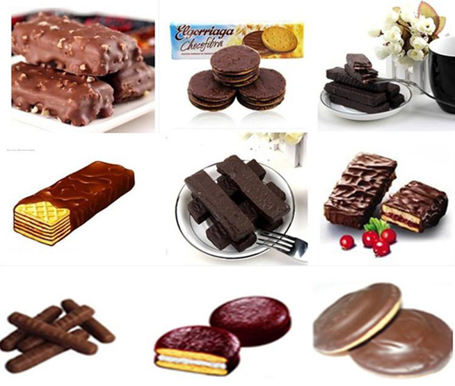CHOCOLATE COATING MACHINE CHOCOLATE ENROBING MACHINE