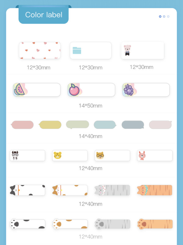 D11 Removable Matte Sticker Paper For Cricut For D11 Printer