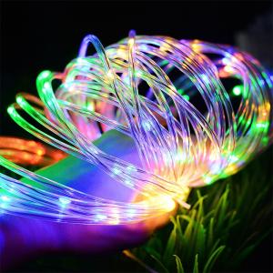 China 100m Twinkling Outdoor Patio String Lights Golden PVC Rubber Cable Type wholesale