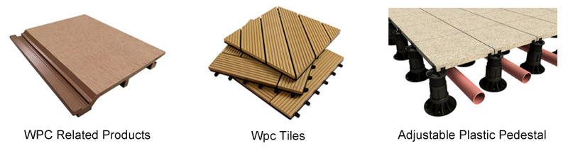 Widely Usage Advantage Outdoor WPC Board Deck Floor for Terrace Porch Veranda and Patio