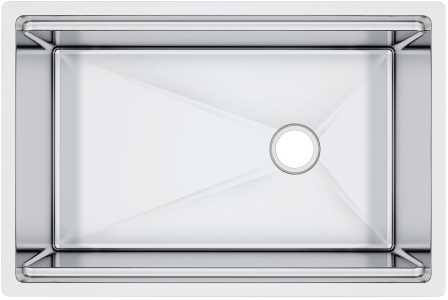 Handmade Luxury Stainless Steel Sinks Commercial Grade Brushed Finish / Diamond